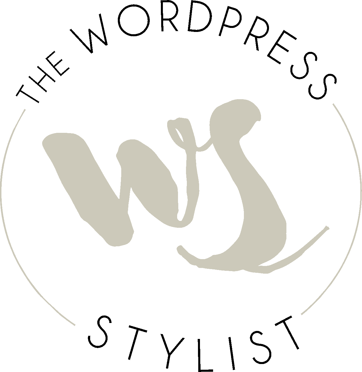Wordpress Stylist - Calligraphy Clipart (1269x1305), Png Download