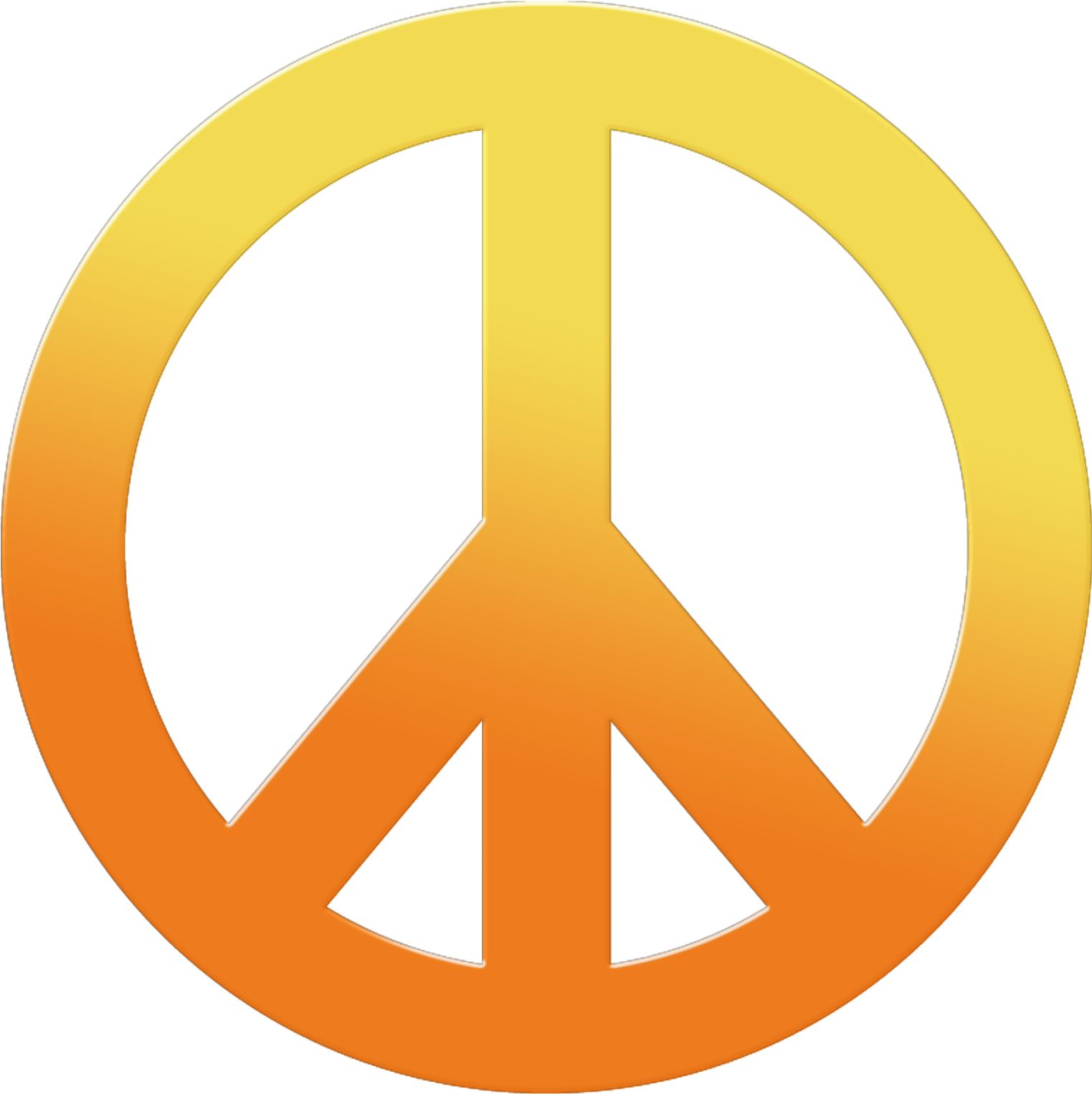 Peace Sign Hd - Gloucester Road Tube Station Clipart (1600x1600), Png Download