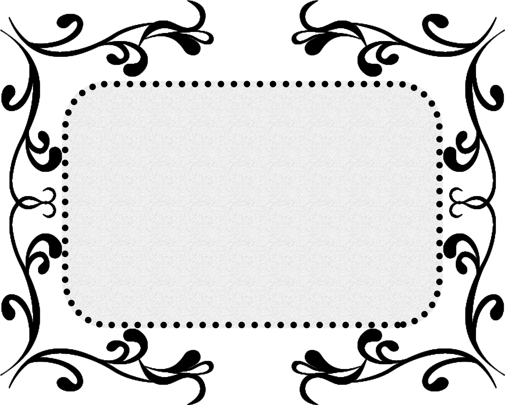Black Pattern Texture Border Decorative Png And Psd - Circle Clipart (2000x2000), Png Download