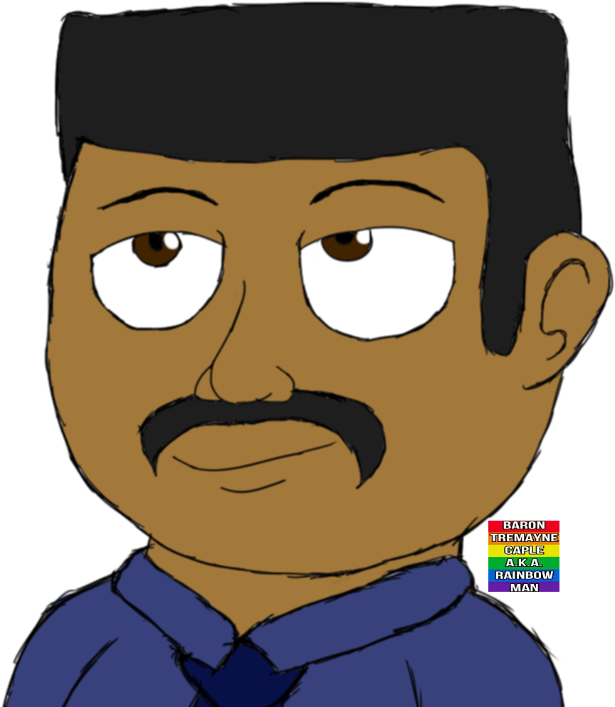 My Black African People - Cartoon Clipart (1000x1000), Png Download