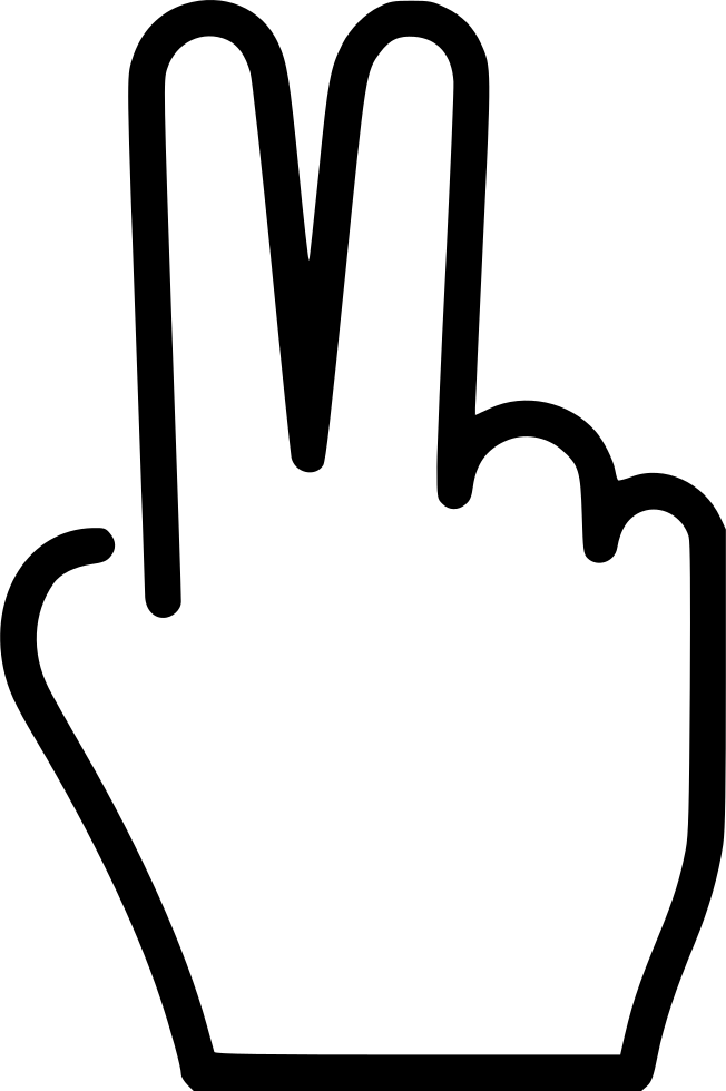 Png File Svg - Hands Gestures Clipart (652x980), Png Download