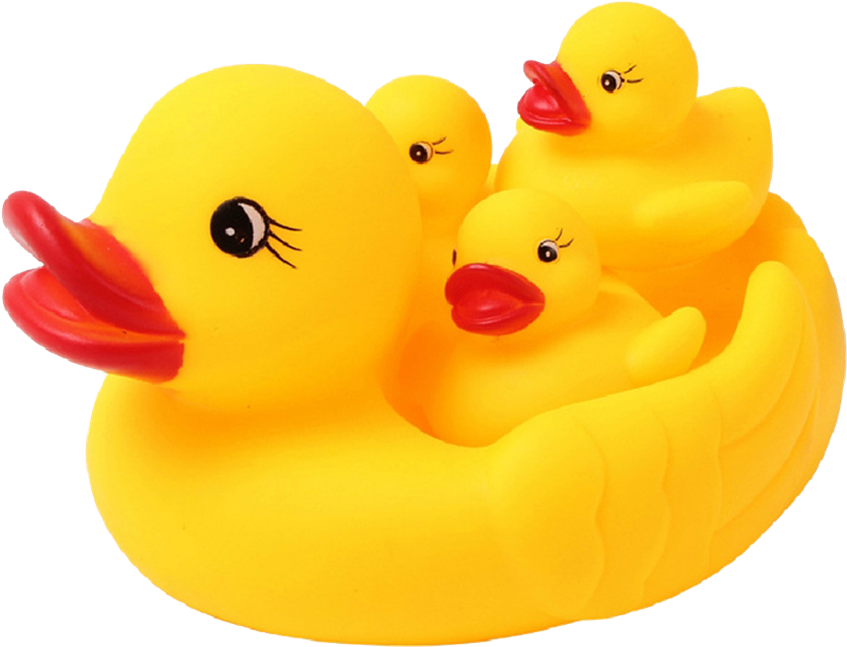 Classic Rubber Duck Family Larger Photo - Rubber Duck Bath Toy Clipart (900x900), Png Download