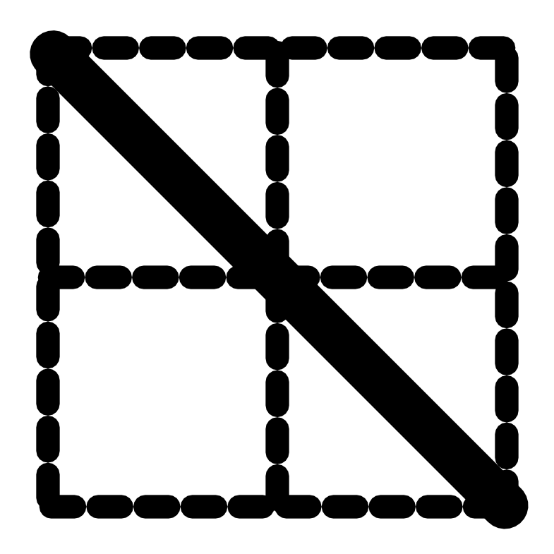 Mono Border Fall - Icon Clipart (785x785), Png Download