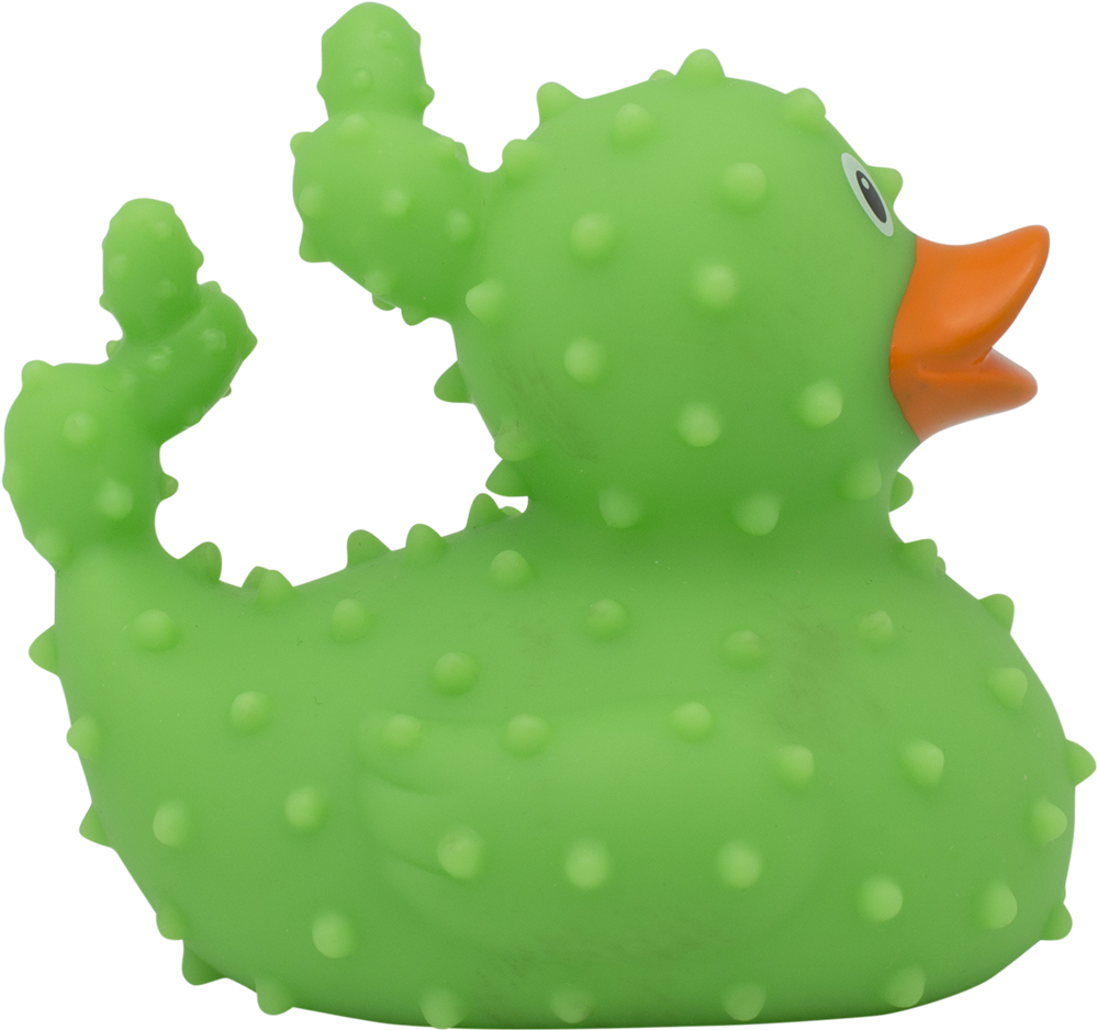 Cactus Rubber Duck By Lilalu - Bath Toy Clipart (999x938), Png Download