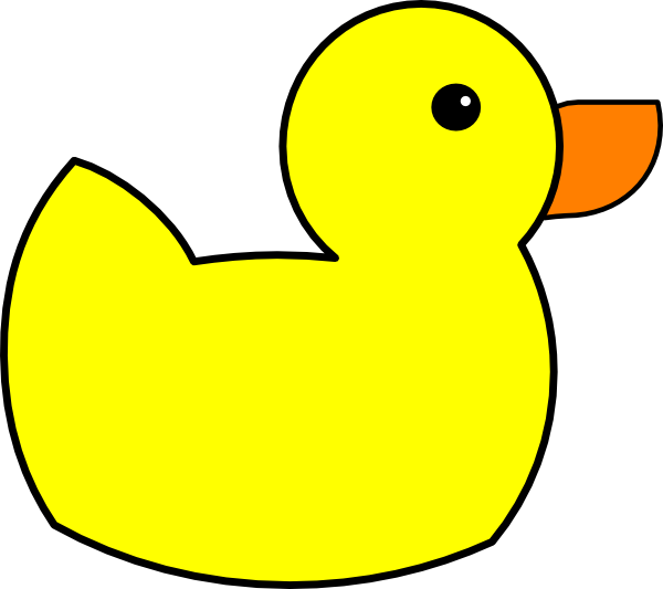 Original Png Clip Art File Yellow Duck Svg Images Downloading Transparent Png (600x533), Png Download