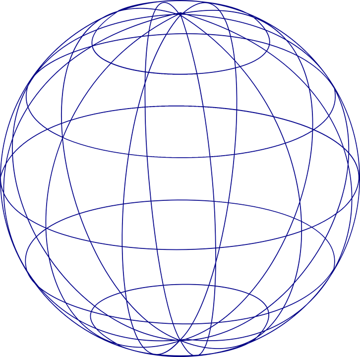 Globe Grid Png - Transparent Globe Grid Png Clipart (726x720), Png Download