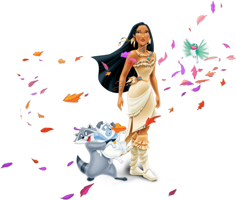 768 X 691 13 - Pocahontas Disney Png Clipart (768x691), Png Download
