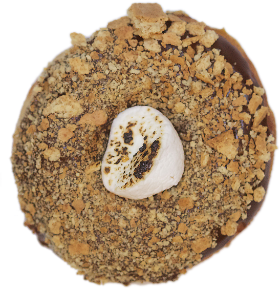 S'mores Donut - Chocolate Chip Clipart (600x600), Png Download