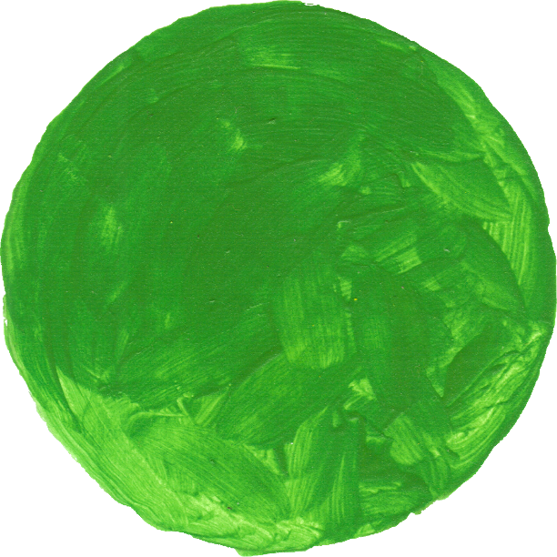 Free Download - Green Paint Circle Png Clipart (612x612), Png Download