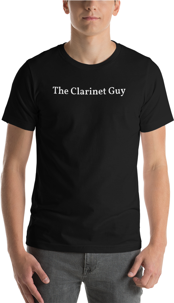 The Clarinet Guy Shirt Mockup Front Mens Black - Under Armour Training Shirt Clipart (1000x1000), Png Download