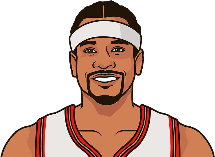 Allen Iverson Png - Russell Westbrook Cartoon Png Clipart (750x542), Png Download