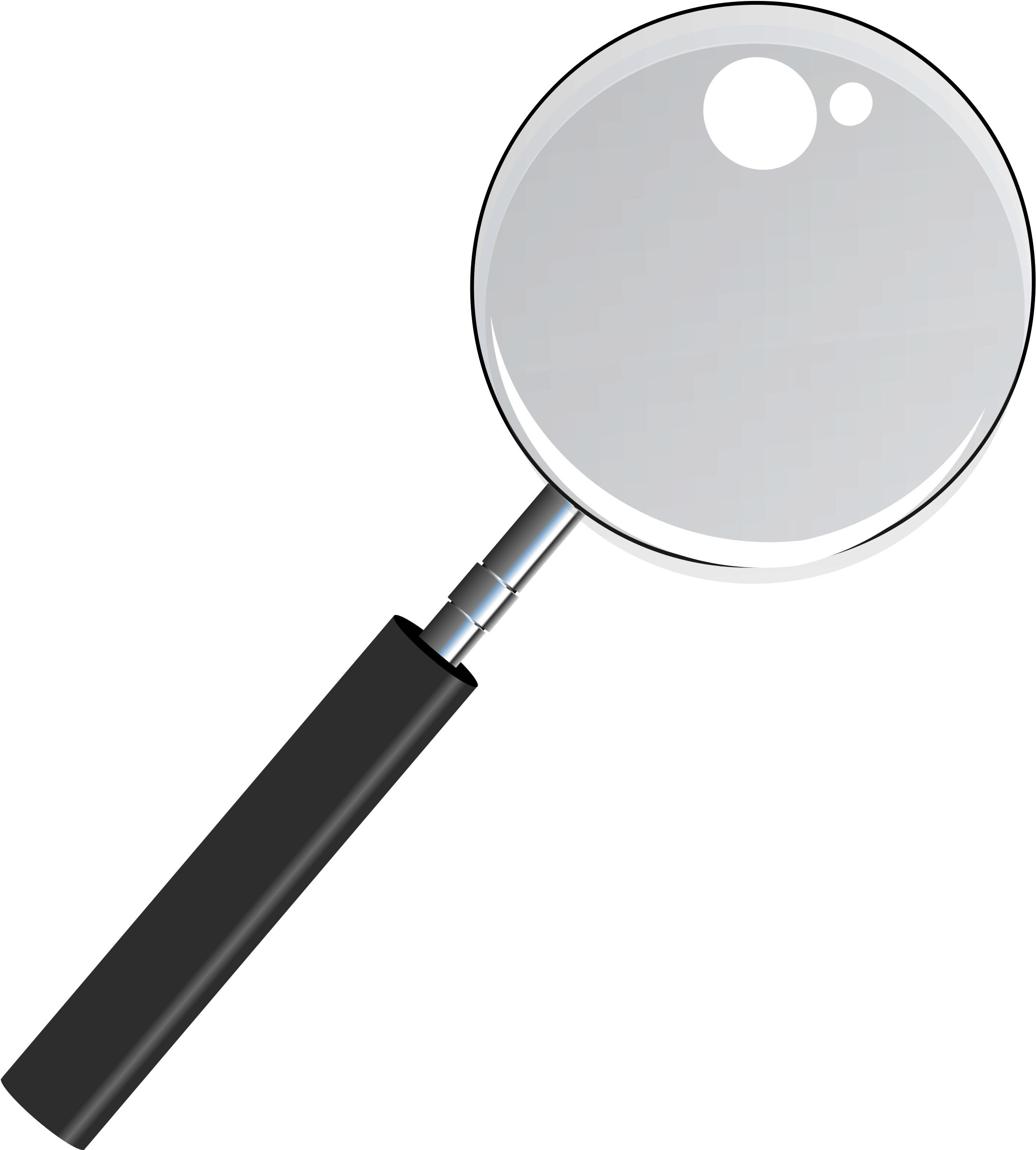 This Free Icons Png Design Of Magnifying Glass With Clipart (2163x2400), Png Download