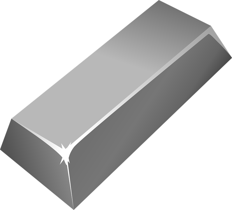 Silver Bullion Png - Aluminum Png Clipart (796x720), Png Download