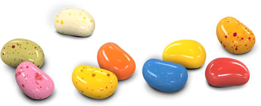 Jelly Bean Png - Jelly Beans Png Clipart (906x364), Png Download