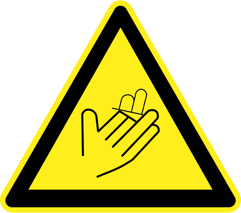 Hazard Warning Sign Clipart (800x706), Png Download