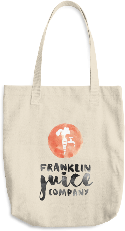 Cotton Tote Bag - Tote Bag Clipart (1000x1000), Png Download