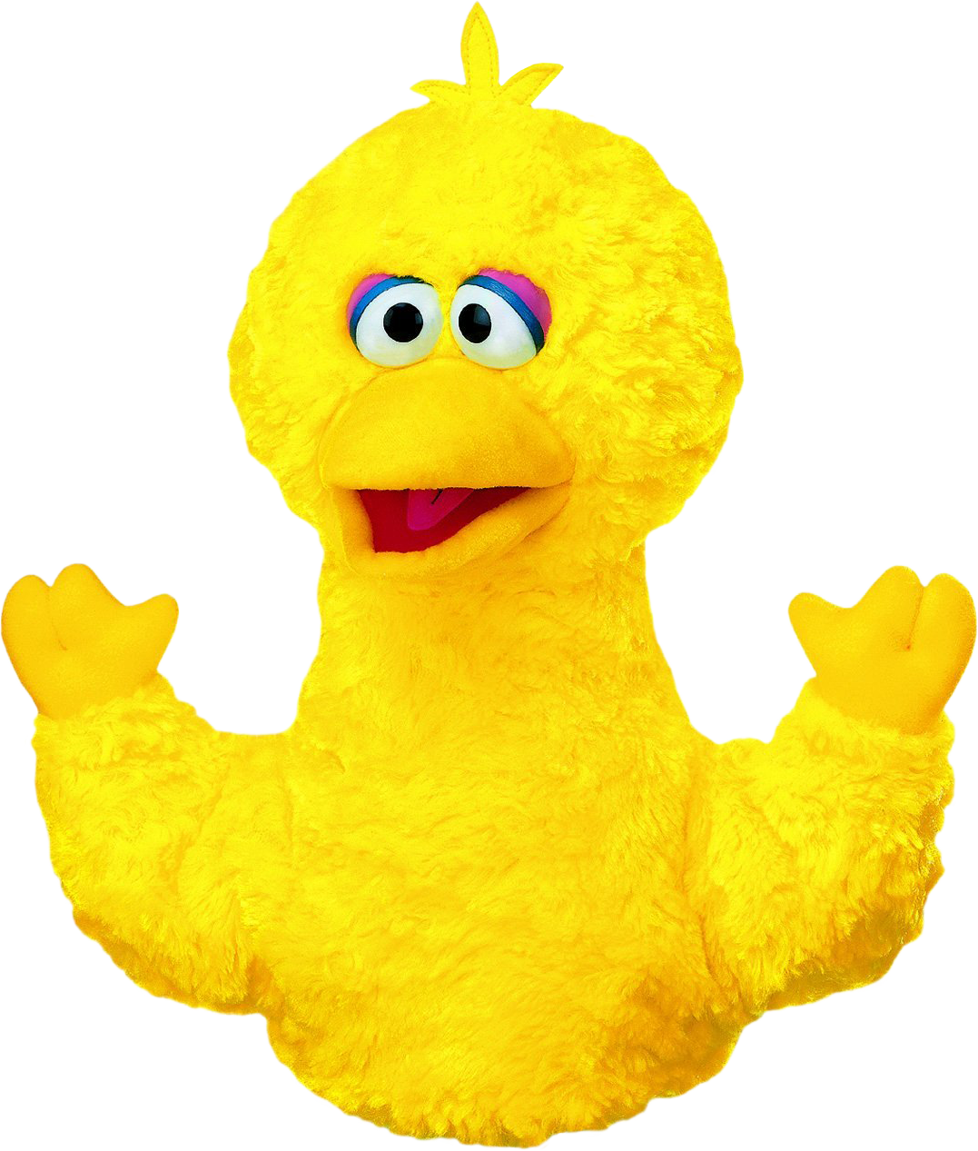 Big Bird Hand Puppet - Big Bird Sesame Street Clipart (1077x1267), Png Download