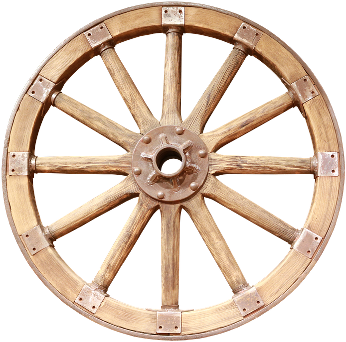 Wagon Wheel Png Image With Transparent Background - Bullock Cart Wheel Png Clipart (792x720), Png Download