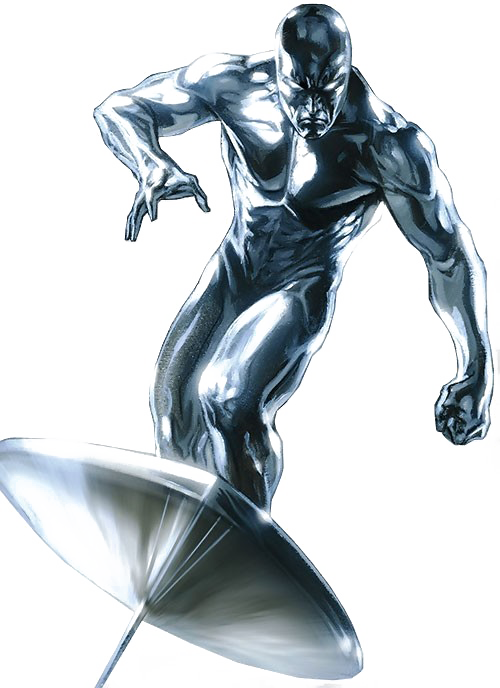 Silver Surfer Png Free Download - Silver Surfer Png Clipart (500x688), Png Download