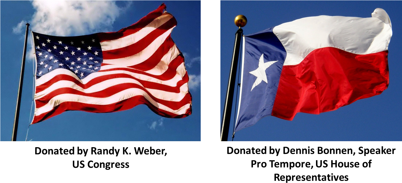 Texas Flag That Has Flown Over The State Capitol Building Clipart (1346x613), Png Download