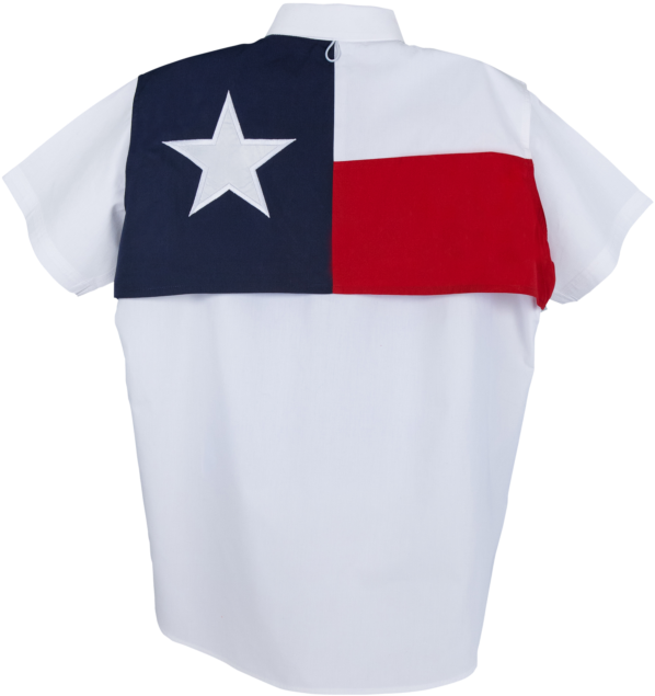 Tiger Hill Ladies Texas Flag Fishing Shirt - Polo Shirt Clipart (605x640), Png Download
