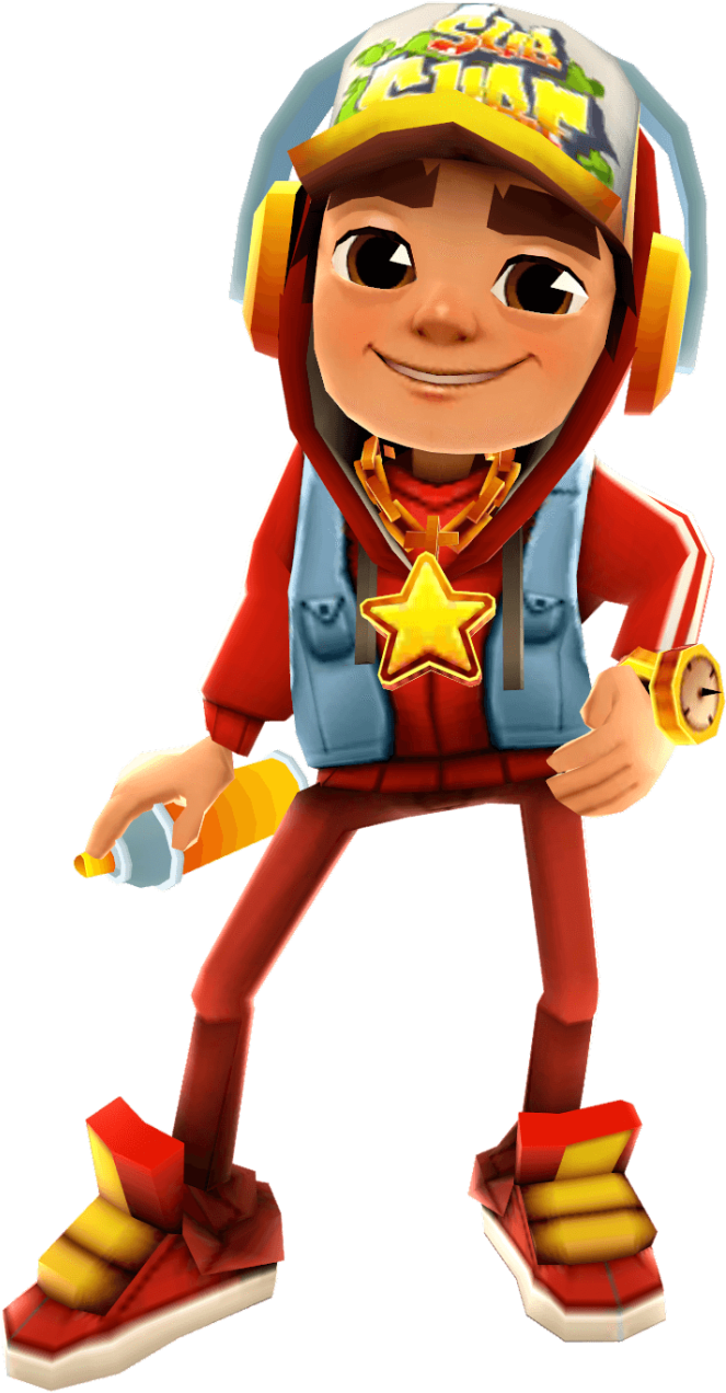 Subway Surfer Png - Subway Surfers Jake Png Clipart (680x1509), Png Download
