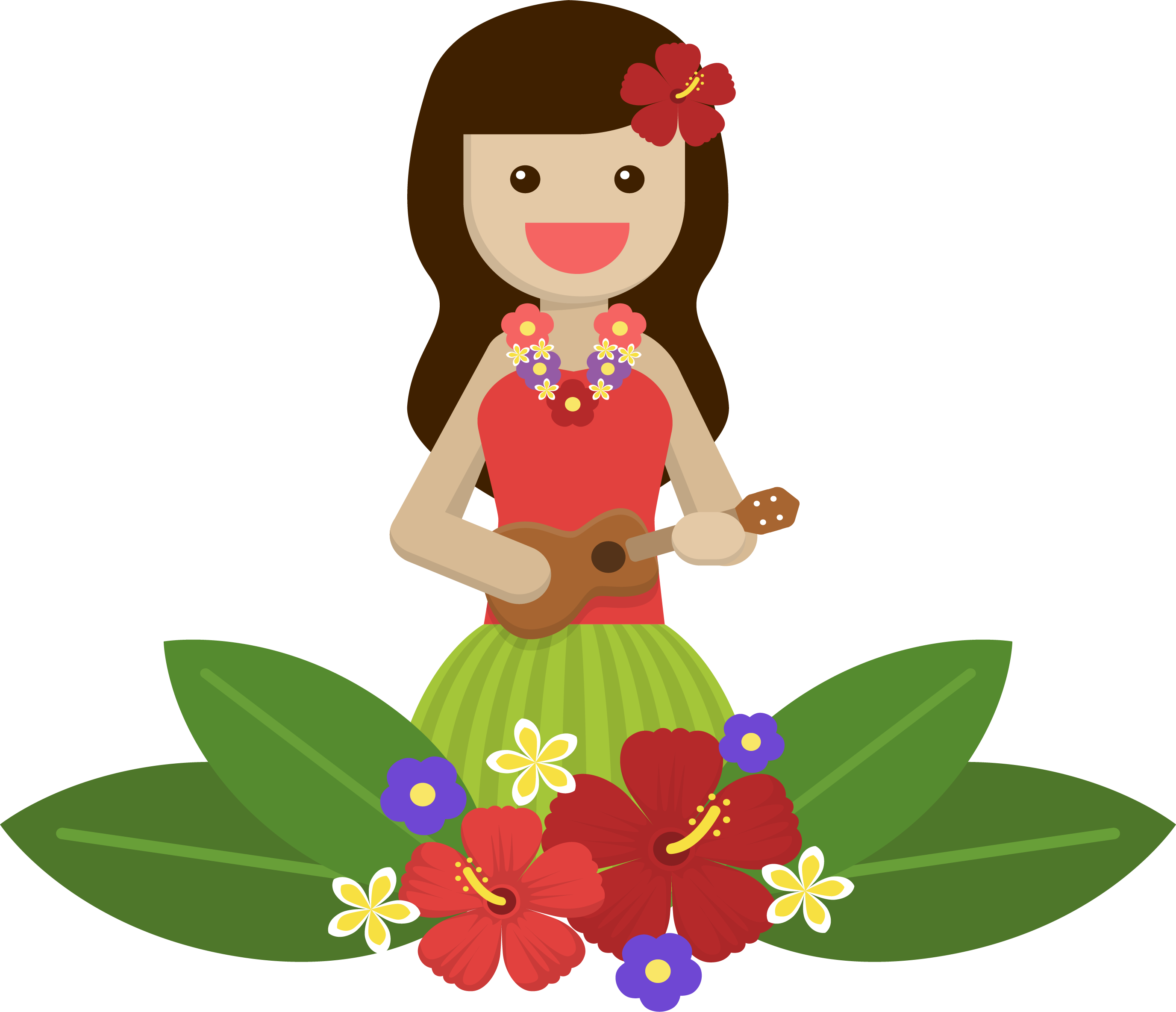 Hawaii Island Girl - Hawaiian Icon Png Clipart (2752x2368), Png Download