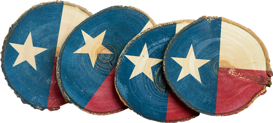 Texas Flag - Star Christmas Window Stickers Clipart (900x407), Png Download