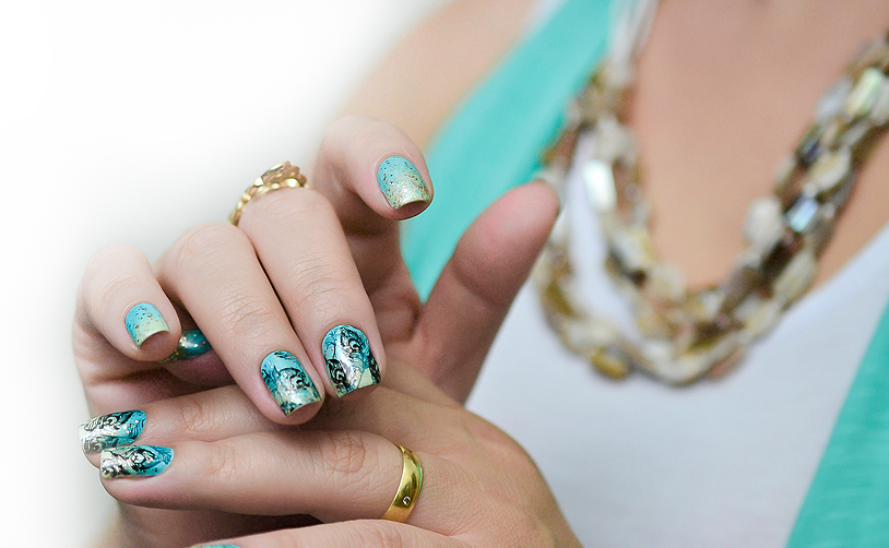 Salon Nails - Nail Polish Clipart (814x502), Png Download