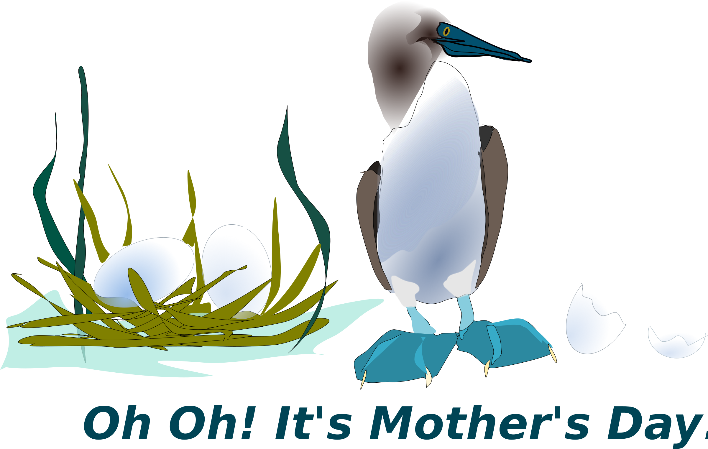 This Free Icons Png Design Of Sea Bird Clipart (2400x1543), Png Download