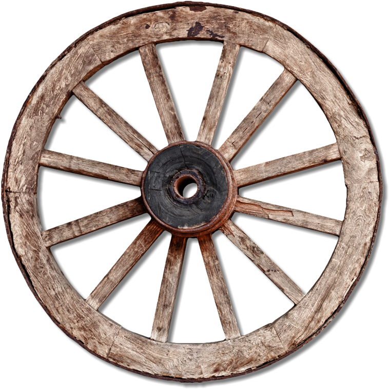 Old Wagon Wheel - Old Cart Wheels Png Clipart (807x807), Png Download
