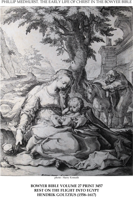 Early Life Of Christ In The Bowyer Bible Print 10 Of - Visual Arts Clipart (500x671), Png Download