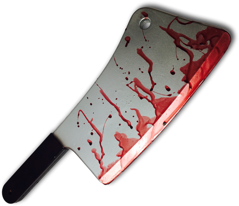 Bloody Meat Cleaver Png Clipart (1024x1024), Png Download