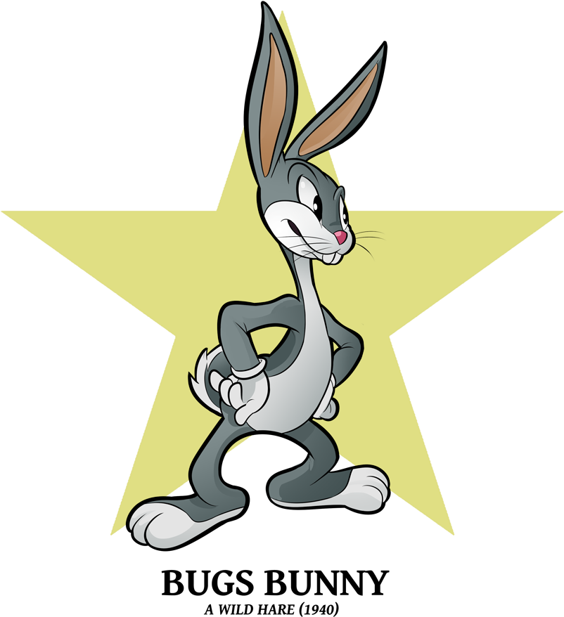 Bugs Bunny By Boscoloandrea - Bugs Bunny 1940 Clipart (802x878), Png Download