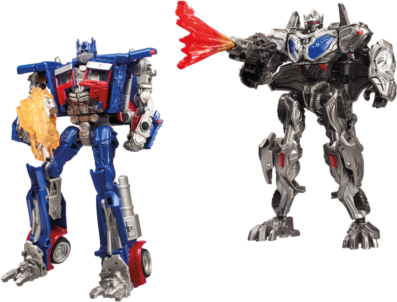 Mission To Cybertron Deluxe Optimus Prime 2 Pack - Transformers The Last Knight Hot Rod Toy Clipart (827x662), Png Download