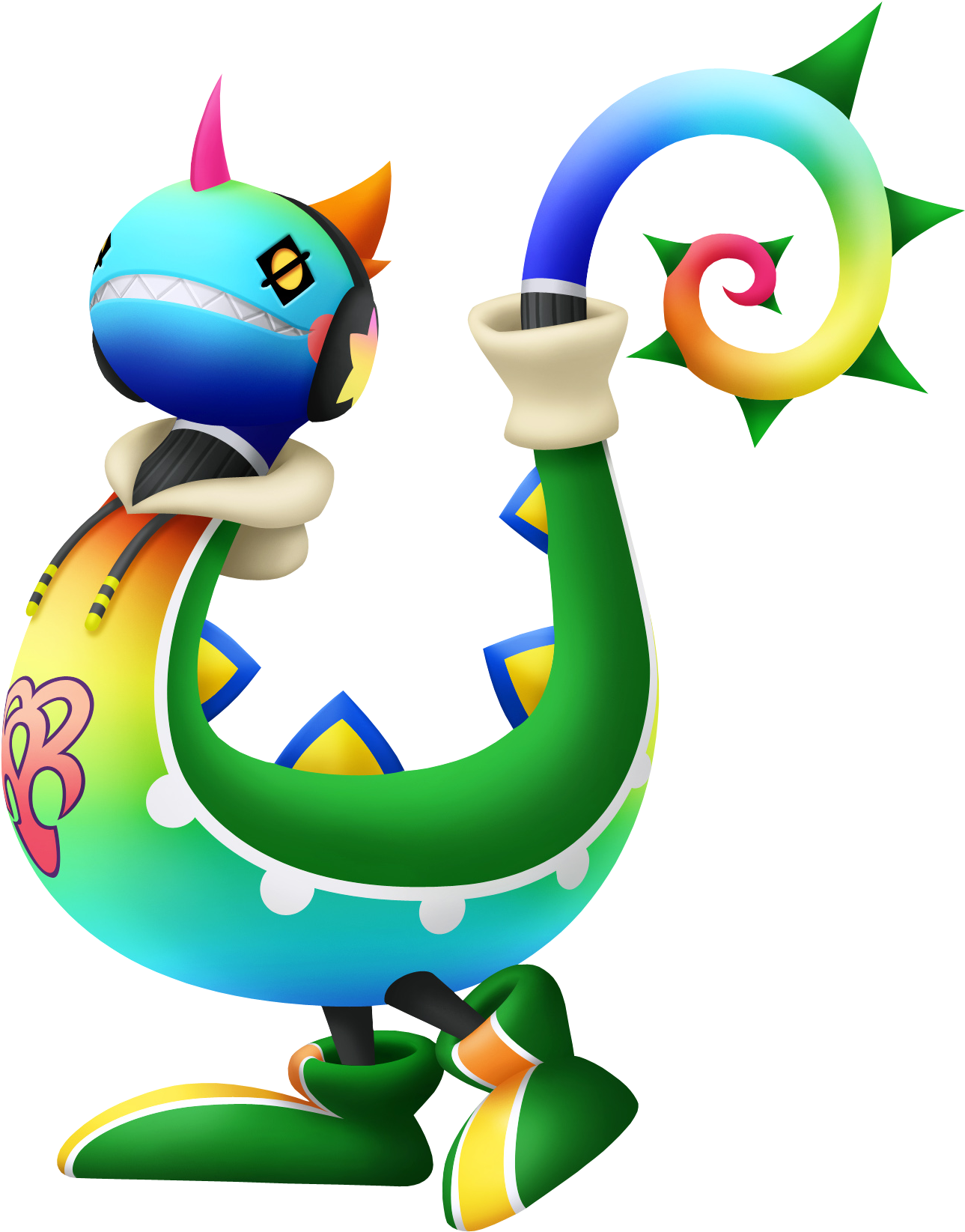 Png - Kingdom Hearts Sudo Neku Clipart (1534x1812), Png Download