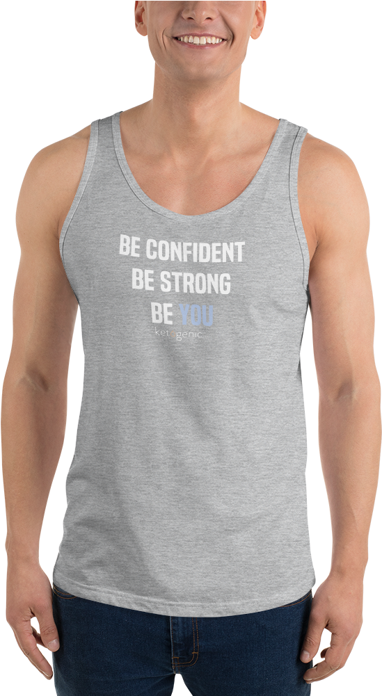 Be Confident Be Strong Be You Men's Tank Top - Sleeveless Shirt Clipart (1000x1000), Png Download