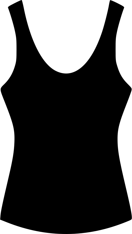 Shirt Clothing Dress Cloth Tank Top Comments - Tank Top Icon Clipart (554x980), Png Download