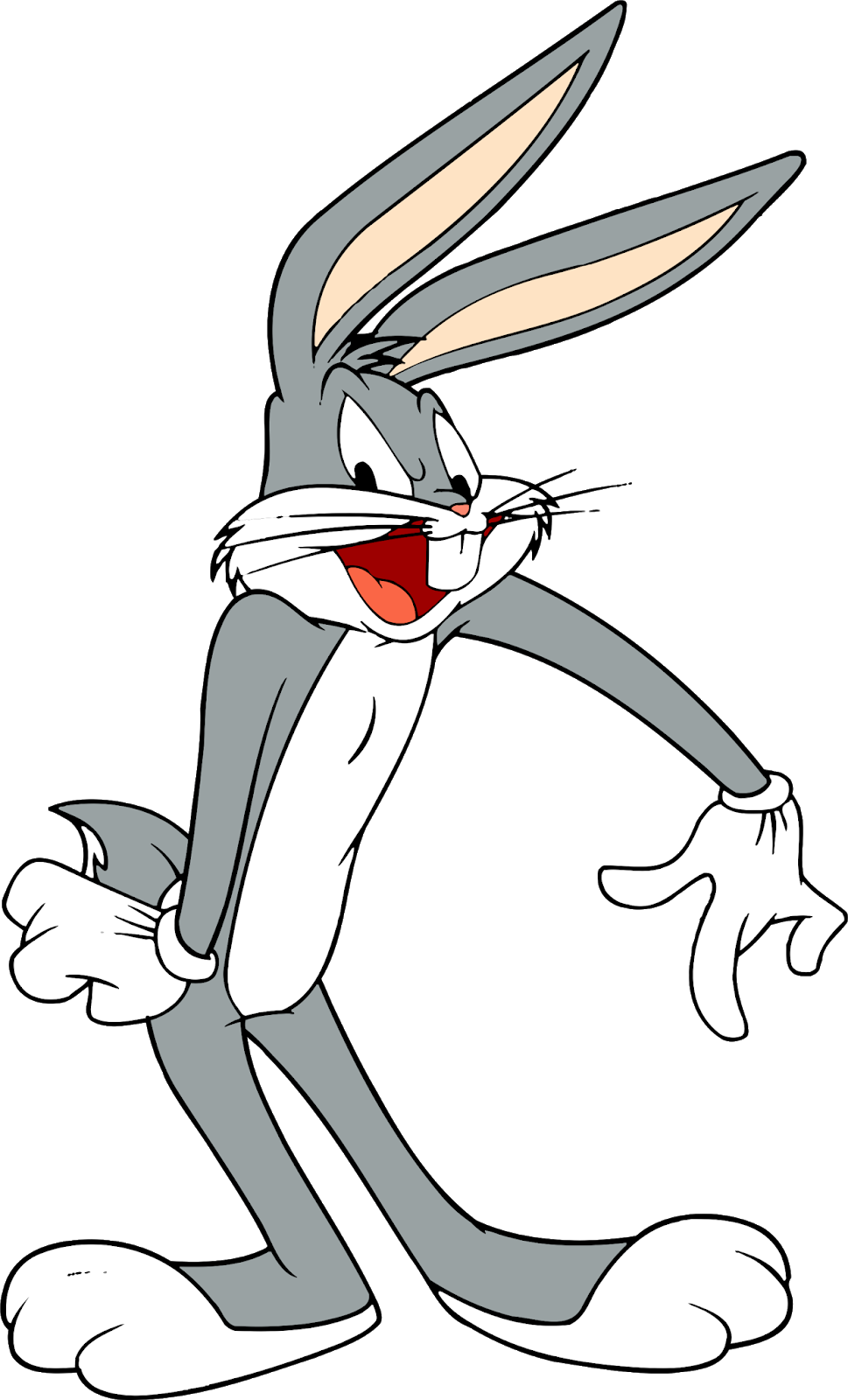 Bugs Bunny Characters, Bugs Bunny Cartoon Characters, - Bugs Bunny Jpg Clipart (969x1600), Png Download