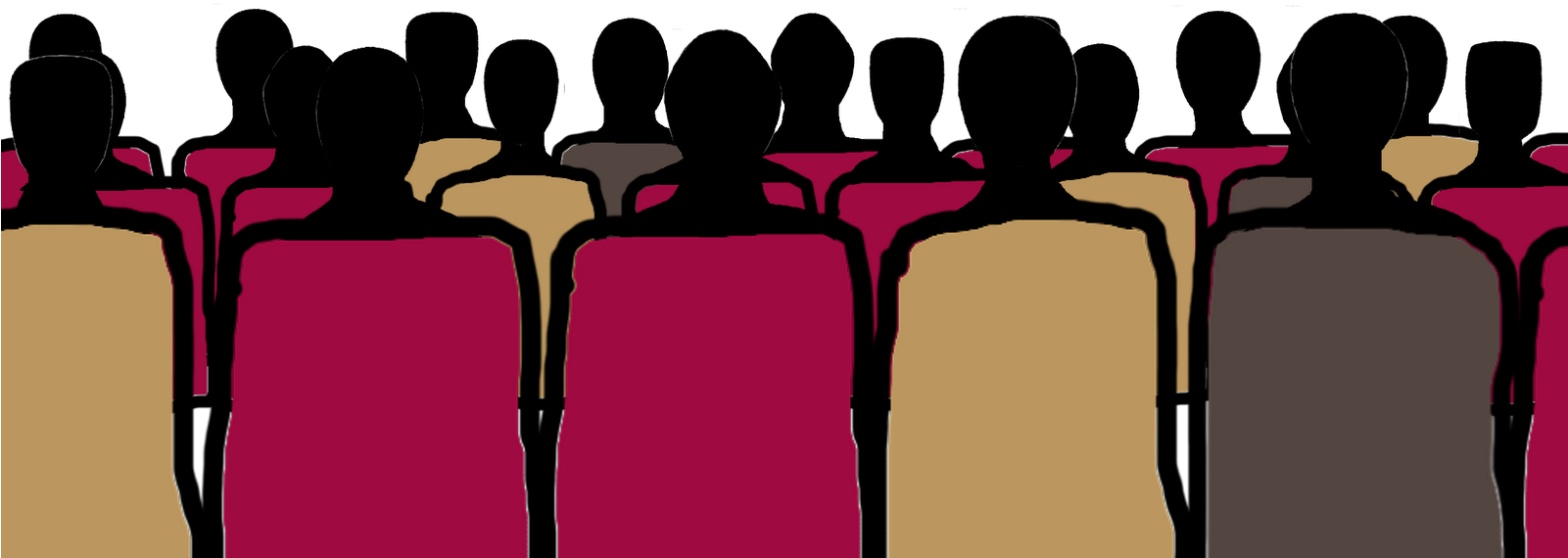 Drew This Graphic To Be Used In A Video I Am Working - Audience Sitting Png Clipart (1600x900), Png Download