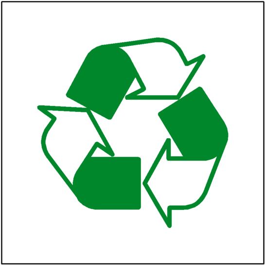Recycling Symbol Sticker Hamilton Waste & Recycling Ltd Clipart