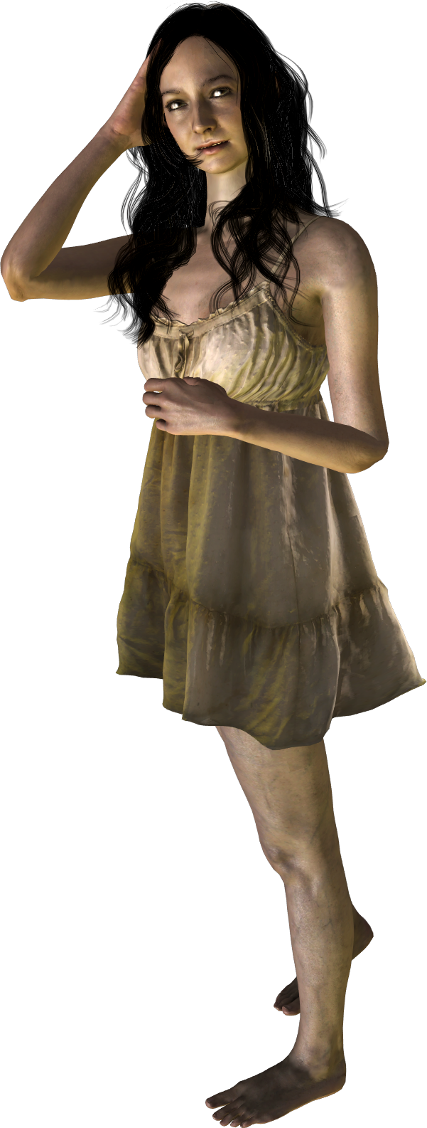 Resident Evil 7 Png - Resident Evil 7 Render Clipart (601x1585), Png Download