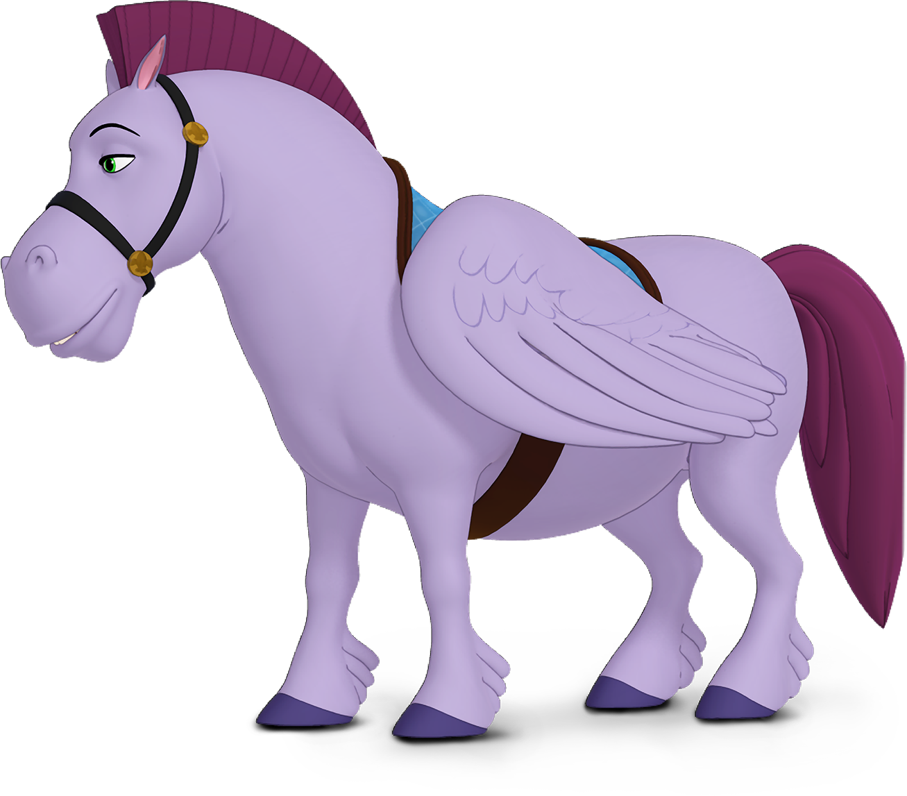 Caballo De La Princesa Sofia Clipart (1307x1147), Png Download
