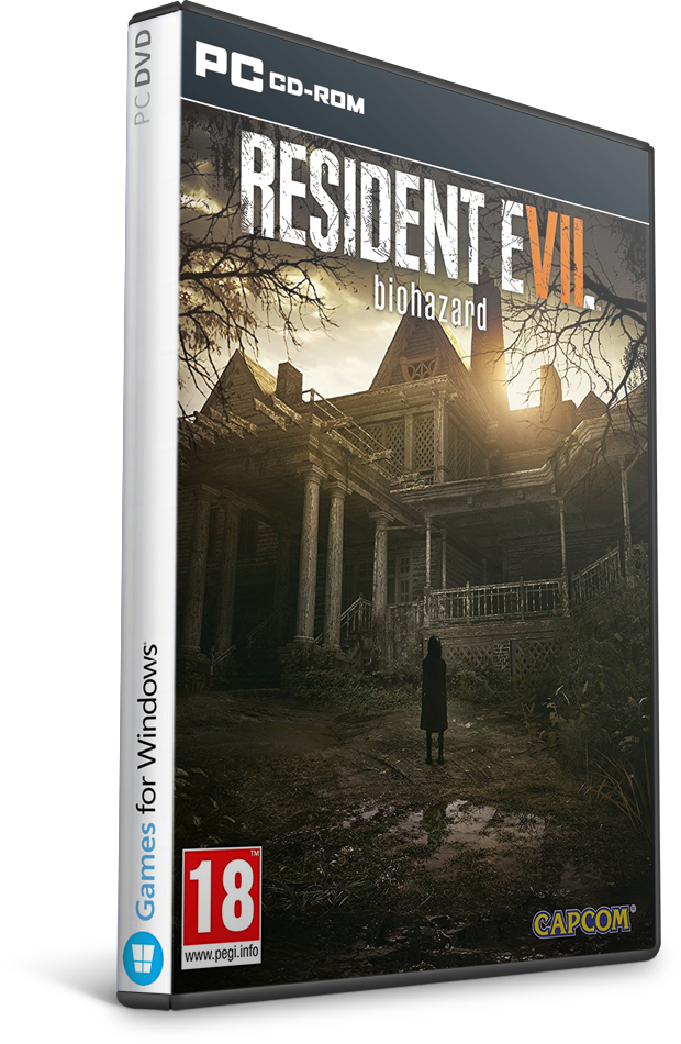 Resident - Evil - 7 - Biohazard Cpy %25e2%2598%25ba - Resident Evil 7 Dvd Png Clipart (620x950), Png Download