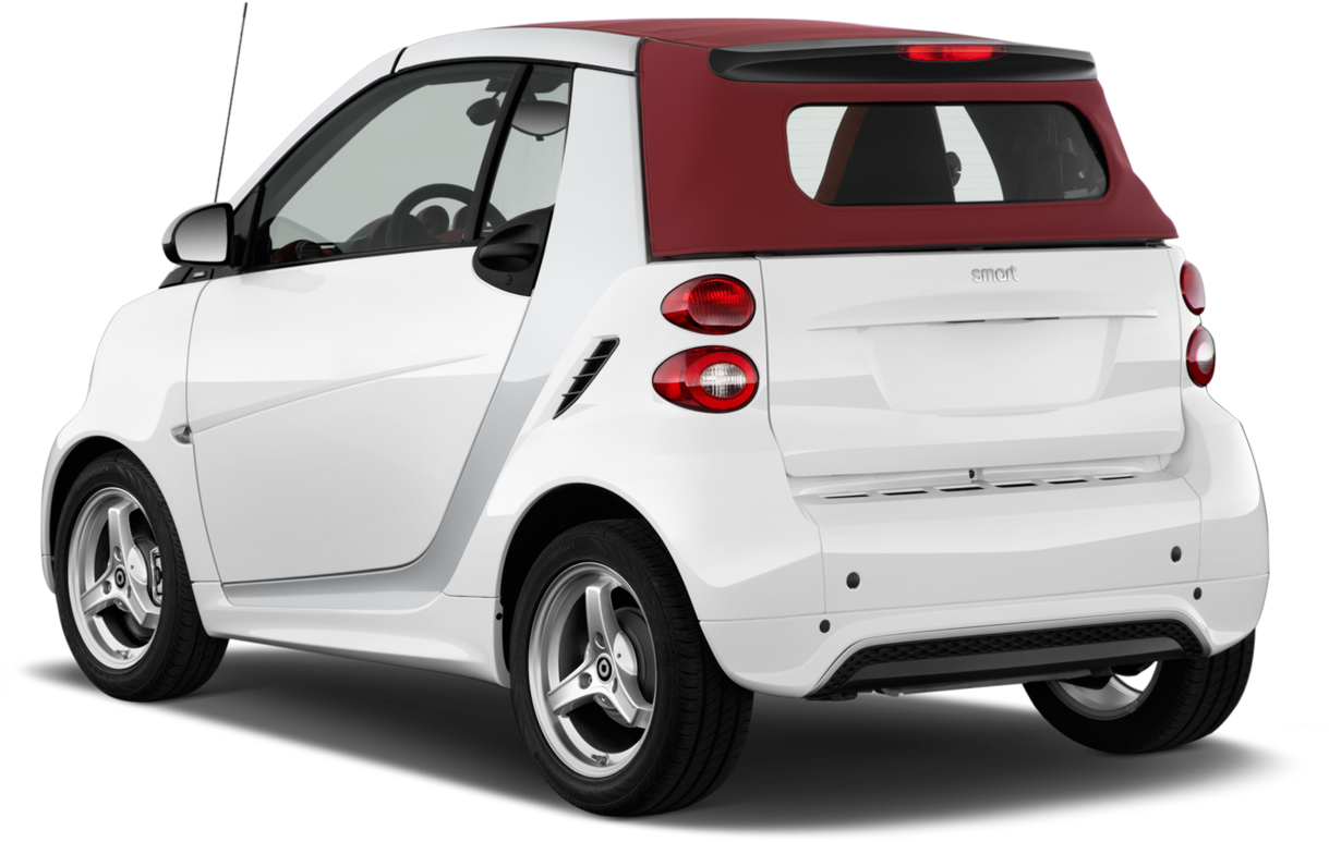 Smart Car Back View Clipart (1219x773), Png Download