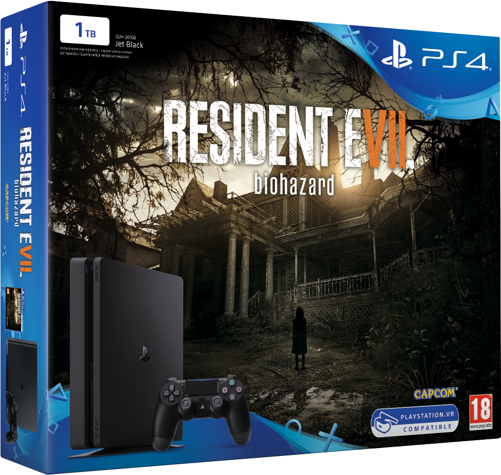 13 Coisas Que Precisas Saber Acerca De Resident Evil - Ps4 Bundle Resident Evil 7 Clipart (2558x1368), Png Download