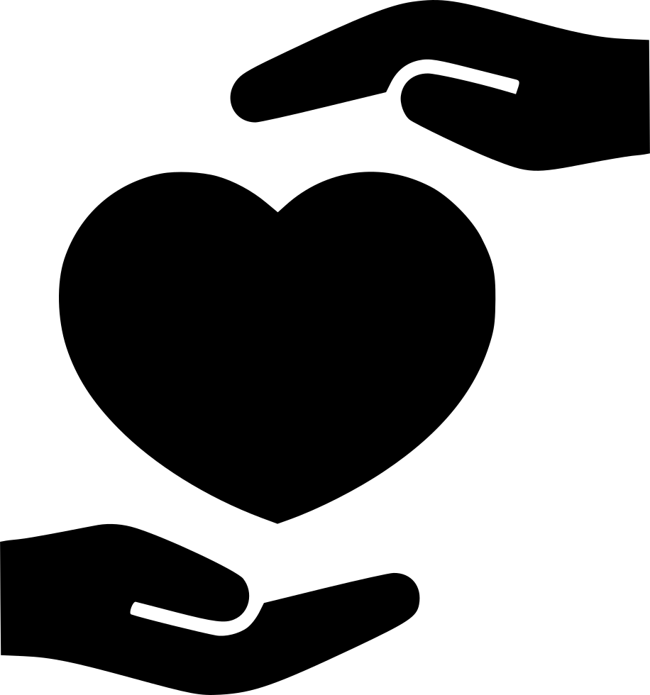 Health Care Medicine Heart Hand Hospital Svg Png Icon - Hand Heart Icon Png Clipart (916x980), Png Download