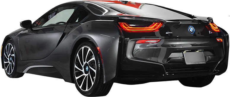 Bmw I8 - Lamborghini Huracan Back Png Clipart (1000x668), Png Download