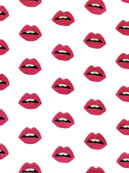 Lips Pattern Clipart (500x667), Png Download