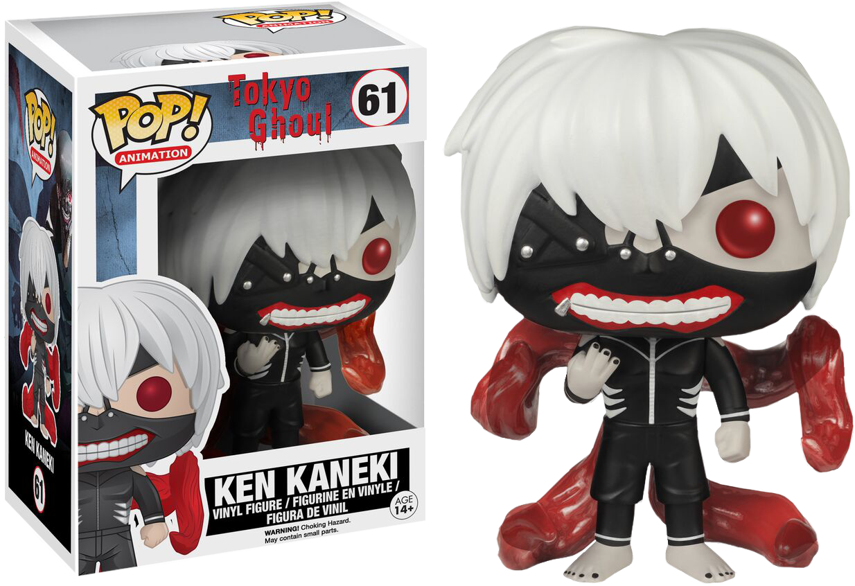 Ken Kaneki Pop Vinyl Figure - Kaneki Pop Clipart (1234x846), Png Download